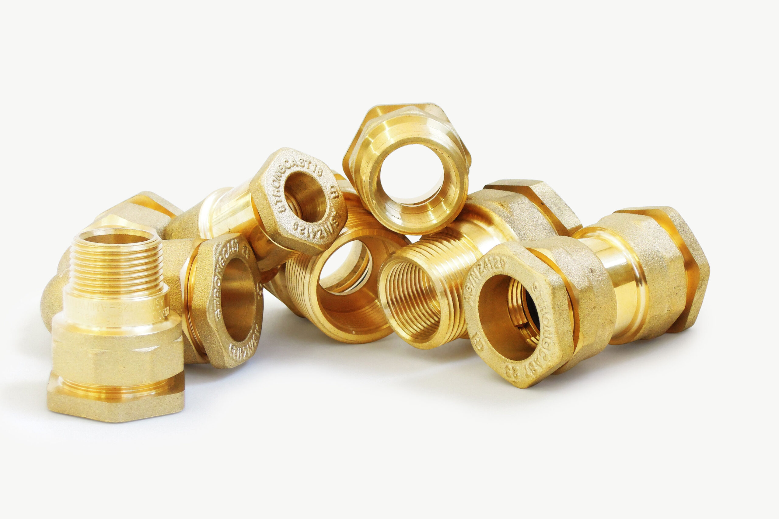 DZR Brass Polyethylene Fittings Strongcast Pty Ltd