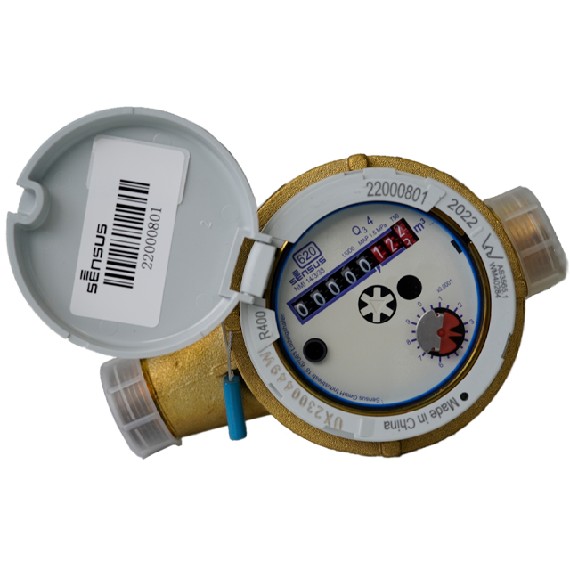 Complete meter assembly: Dual isolation valve for PE25 Connections