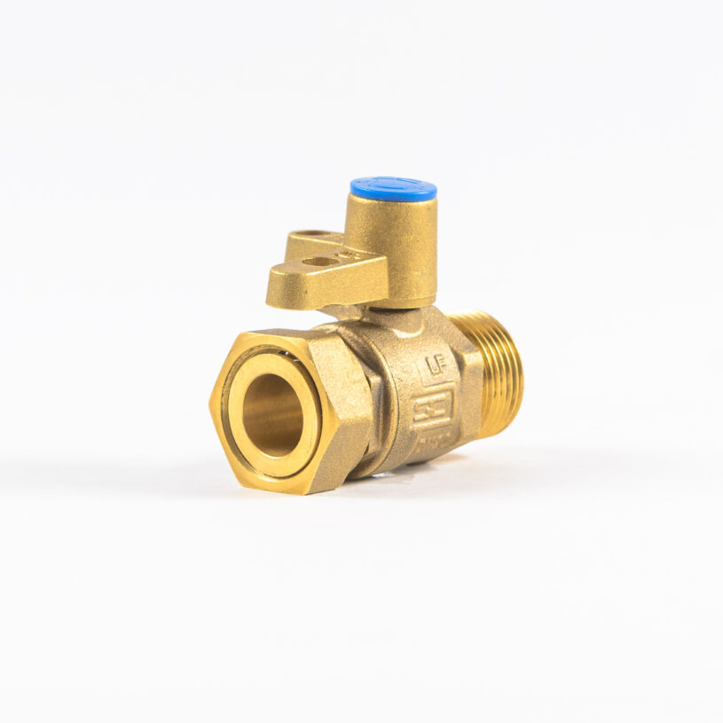 Complete meter assembly: Dual isolation valve for BSP Connections